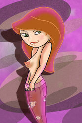 disney female female_only human kim_possible kimberly_ann_possible nipples solo straight_hair tagme yumibow