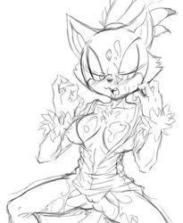 anthro blaze_the_cat cat clothing cum female female_only front_view l1zardman sega solo sonic_(series) tagme