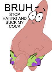 big_penis funny nervous nickelodeon patrick_star penis rubbing_penis smooth_skin spongebob_squarepants starfish stephen_hillenburg what