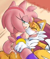 amy_rose amy_rose_(boom) pink_hair pink_skin sonic_(series) sonic_boom tails