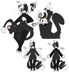 1boy anthro anthrofied black_fur black_tail caeleste femboy fur glameow huge_cock humanoid_genitalia humanoid_penis male male_only male_pokemon penis pokémon_(species) pokemon solo tail white_tail_tip