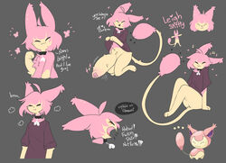 1boy anthro anthrofied caeleste femboy humanoid_genitalia humanoid_penis large_penis male male_only male_pokemon penis pokémon_(species) pokemon skitty solo