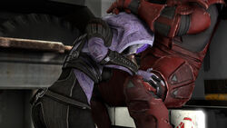 1boy 1girls 3d alien alien_girl animated blowjob darth666revan fellatio female interspecies krogan male male/female mass_effect no_humans no_sound oral oral_sex penis quarian sex sitting straight tali'zorah_nar_rayya urdnot_wrex video