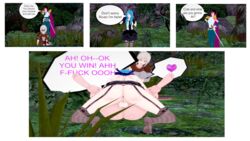 1futa 2girls 3d comic datonecutie defeated dialogue female fiora_laurent full-package_futa futa_on_female futanari gwen_(league_of_legends) human instant_loss intersex league_of_legends light-skinned_female light-skinned_futa light_skin mating_press nude_female pussy riot_games riven sex source_request tagme text