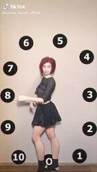 1girls 3d 9:16 animated flexible long_legs looking_at_viewer monna_haddid mp4 music panties realistic red_hair short_hair short_skirt shorter_than_30_seconds skirt sound tagme tiktok tiktok_overlay upskirt vertical_video video wide_hips