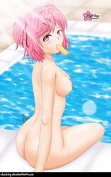 natsuki (doki doki literature club) from doki doki literature club by clouddg