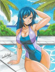 leona heidern from king of fighters by ravern clouk