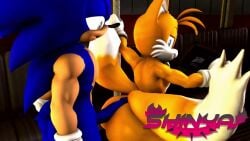 3d animated anthro big_ass big_butt bubble_butt buttjob canid canine femboy fox furry gay hedgehog miles_prower no_sound sega shinyagaia sonic_(series) sonic_the_hedgehog sonic_the_hedgehog_(series) tails tails_the_fox teasing video