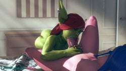 1futa 1girls 3d big_penis blowjob bluegirl91 breasts deepthroat elf erection female futa_on_female futanari goblin green_skin laying_down legs legs_apart legs_spread night_elf nipples penis penis_grab purple_skin sucking thighs warcraft world_of_warcraft wow