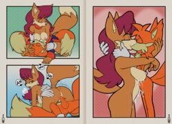 1boy 1girls archie_comics ardan_norgate ass breast_sucking canine canine_humanoid comic cowgirl_position cum cum_on_body cum_on_breasts female female_penetrated fox fox_humanoid fur furry furry_only handwear hi_res incest kissing kitsune large_breasts male male/female male_penetrating male_penetrating_female miles_prower milf mostly_nude mother_and_son naked nude older_female pussy red_hair rosemary_prower semen semen_on_breasts sonic_(series) sonic_the_hedgehog_(archie) sonic_the_hedgehog_(series) tail tails text younger_male