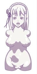 Emilia (Re:Zero) Rule 34 Image