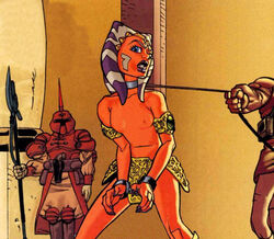 1girls 2boys ahsoka_tano angry armlet armor armwear axe background battle_axe blue_eyes bondage bound_wrists breasts captain_rex cartoon_network clone_trooper clone_wars clothed clothed_male clothing collar cuffs disguise edit eyelashes eyes female femsub fingernails fully_clothed gold_(metal) guard gun handcuffs headgear helmet holding_leash holding_object holding_weapon horn inkognito jedi jedi_padawan leash leash_pull lingerie looking_at_viewer male melee_weapon multiple_boys nail_polish nails naked neckwear nipples nudity official_art open_eyes open_mouth orange_body partially_clothed sad science_fiction screenshot_edit sex_slave slave slaves_of_the_republic small_breasts spread_legs standing star_wars star_wars:_the_clone_wars_(comic) submissive tentacle tentacle_hair the_clone_wars:_season_four togruta topless topless_female vibro_axe violet_nail_polish weapon willing_sub wrist_cuffs young zygerria