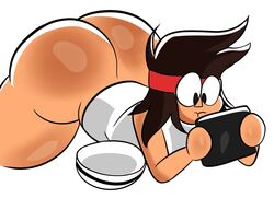 1boy 1femboy aged_up ass big_ass big_butt bottom_heavy bottom_heavy_femboy dark-skinned_femboy dark-skinned_male dark_skin femboy femboy_focus femboy_only femboysub girly k.o._(ok_k.o.!_let's_be_heroes) male male_only nathanatwar ok_k.o.!_let's_be_heroes trap whateverdoes