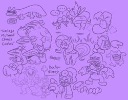 2021 betilla_(rayman) birdo cappy_(mario) chubby chubby_female ding_dong doodles fluttershy_(mlp) gengar large_ass large_breasts mario mario_(series) monochrome my_little_pony nintendo nymph_(rayman) oney_plays pokemon purple_theme rayman rayman_(series) rayman_origins shortstack sleepyslut straight_hair super_mario_bros._2 super_mario_odyssey thick_ass thick_thighs