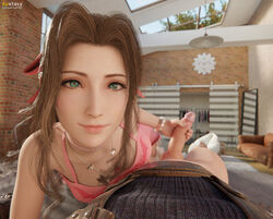 aerith gainsborough from final fantasy by auxtasy