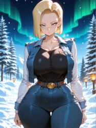 android 18 from dbz by emberdesire