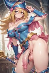 dark magician girl from yu-gi-oh! by gonz1994