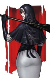 1girls artist_request ass big_ass big_butt bufforianna clothed elden_ring elden_ring_nightreign fat_ass female fromsoftware fully_clothed huge_ass huge_butt large_ass large_butt mace nun nun's_habit nun_hat nun_outfit panties_visible_through_clothing red_eyes tagme thick_ass undertaker_(nightreign) weapon