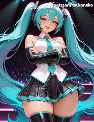hatsune miku from patreon by tsukoneko