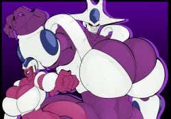 1girls alien big_breasts big_chest black_sclera breasts_bigger_than_head busty cooler_(dragon_ball) denizen1414 dragon_ball dragon_ball_z female female_only genderswap_(mtf) huge_breasts huge_chest muscular muscular_female red_eyes rule_63 solo solo_female