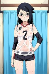sarada uchiha from naruto (series)