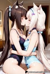 chocola (sayori) from nekopara by senzoai