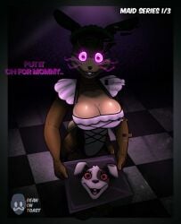 glitchtrap from five nights at freddy's by beanontoast