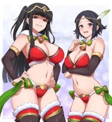 noire (fire emblem) from christmas by surippa1010