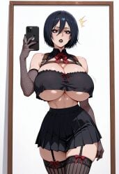 mikasa ackerman from attack on titan by lewdwaifulaifu