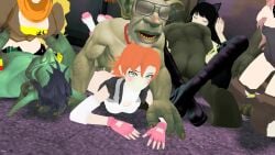 2022 animated blake_belladonna eyewear faunus female goblin goblin_male group group_sex human interspecies large_penis male multiple_boys multiple_girls neo_(rwby) nora_valkyrie orgy pale-skinned_female pale_skin rape rwby sound tagme the_clipping ugly_bastard video yang_xiao_long