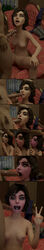 1boy 1girls 3d after_deepthroat all_the_way_to_the_base areolae asphyxiation athletic athletic_female bioshock bioshock_infinite blitach blowjob blue_eyes brown_hair comic cum cum_in_mouth deepthroat edit elizabeth_comstock faceless_male fellatio female female_focus gag gagging gasp gasping long_hair mascara nipples oral oral_penetration oral_sex out_of_breath penis ponytail pussy red_face runny_makeup sex shaved_pussy suffocation throat throat_bulge throat_penetration tongue_out v vagina veiny_penis