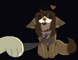 animation_meme_community anthro anthropomorphic dogedust eyes furry hair legs nose secretsini spritecranbirdie stomach tail