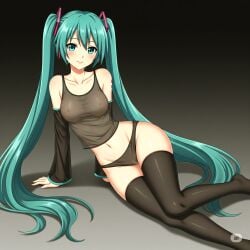 ai_generated gemini hatsune_miku in_clothes sweet