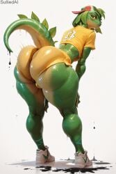 ai_generated anthro big_ass femboy fortnite fortnite:_battle_royale furry lizard male scalie sulliedai tail thick_thighs trap wide_hips ziggy