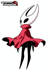 2d 2d_(artwork) 2d_artwork ai-created ai-generated ai_art ai_generated ass black_eyes black_skin black_skinsuit bone_mask cloak cloak_only clothed cute dark-skinned_female dark_skin dress female full_body hollow_eyes hollow_knight hollow_knight:_silksong hornet_(hollow_knight) legs looking_back looking_over_shoulder mask masked masked_female petite red_cloak red_clothing red_dress shapefan silksong simple simple_background simple_shading skinny skinny_girl skinsuit skull slender_body slim slim_waist small_ass standing upskirt video_game_character video_games white_mask