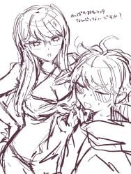 bikini glasses hiruko_shizuhara sketch takumi_sumino teasing the_hundred_line_-last_defense_academy-