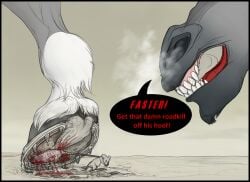 absurd_res crush equid equine feral gore hi_res horse macro mammal micro mouse murid murine rat rodent shiraclawr squash_(disambiguation) stomping trampling