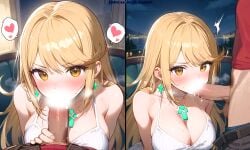 1boy absurdly_long_hair aegis_elysium ai-generated ai_generated blonde_hair blowjob blush breasts brown_hair bubble city cityscape cleavage core_crystal cowgirl_position earrings fellatio female gem hair_ornament headpiece heart heart_symbol huge_breasts indoors jewelry large_breasts long_hair male medium_hair mythra_(xenoblade) navel night nintendo oral party_dress penis pov rex_(xenoblade) short_hair sitting solo_focus straddling sweat sweatdrop swept_bangs swimsuit tiara uncensored very_long_hair water watermark xenoblade_(series) xenoblade_chronicles_(series) xenoblade_chronicles_2 yellow_eyes