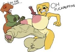 2025 anthro areola argonian ball_flap balls bethesda_game_studios big_balls big_breasts big_penis blush breasts countershade_torso countershading digital_media_(artwork) duo felid feline foreskin ftg_transformation fti_transformation fur gender_transformation general_proton genital_growth genital_raphe genitals growth gynomorph huge_balls huge_breasts huge_cock humanoid_genitalia humanoid_penis hyper hyper_genitalia hyper_peins hyper_penis intersex jewelry katia_managan khajiit loose_foreskin mammal microsoft multi_nipple necklace nipples nude oblivion open_mouth pendant penis penis_growth prequel_adventure profanity quill-weave raphe_(anatomy) reptile scalie scrotal_raphe scrotum_flap sharp_teeth simple_background slightly_chubby surprised teeth text the_elder_scrolls transformation vein veiny_penis white_background yellow_body yellow_fur