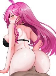 1boy 1girls big_breasts breasts female female_focus huge_breasts large_breasts light-skinned_female light_skin manasenshou naked naked_female neneefthy nude nude_female thick_ass thick_thighs thighs virtual_youtuber