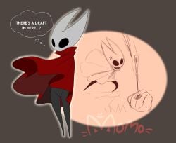 1girls 2_horns arthropod artist_name black_body black_skin bug bug_girl female female_only flat_chest hollow_knight hollow_knight:_silksong hornet_(hollow_knight) silksong skinny skinny_girl team_cherry