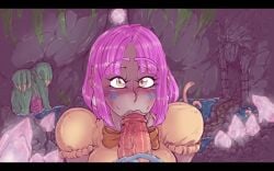 cum fellatio knotgames magic_dorm_2 pink_hair tagme video