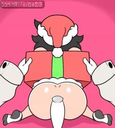 1boy 1boy1girl 1girls anal anal_sex animated ass ass_focus butt_focus christmas christmas_clothing christmas_outfit cowgirl cowgirl_pose cowgirl_position donita_nsfw female loop looping_animation male no_sound oc original_character penetration penetration_from_behind penis penis_in_ass pov pov_male self_insert sex sex_from_behind straight straight_sex tagme video