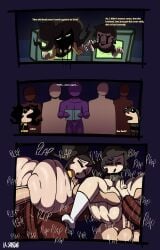 1girls 6+boys aged_up anal anal_sex black_penis both_sexes_in_same_situation c.c cassidy_(fnaf) crying_child_(fnaf) double_anal double_penetration female five_nights_at_freddy's fnaf funny ghost ghost_boy ghost_girl la_sandia male michael_afton sex