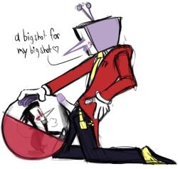 cock deltarune deltarune_chapter_2 deltarune_chapter_3 dick gay penis spamton_g_spamton tenna_(deltarune) trap trapped
