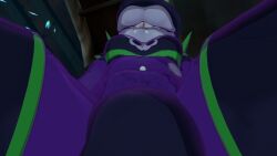 boy_tits bulge femboy gay lips locke_(r-a-s-p) piercing plant purple_skin submissive teeth thick_thighs vr vrchat vrchat_avatar