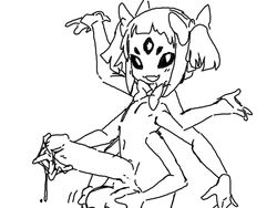 1boy 6_arms balls big_balls chaiko_(artist) erection femboy genderswap_(ftm) huge_balls huge_cock hung_trap male male_only monochrome monster_boy muffet multi_arm multi_eye multi_limb penis precum rule_63 sketch solo solo_male spider_boy spider_humanoid standing undertale