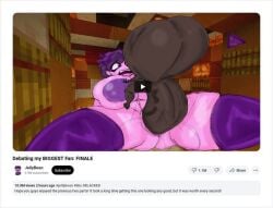 1boy 1girls balls big_balls big_breasts big_penis breasts brown_skin brown_skinned_male jellybean_(mcyt) larger_female mcyt minecraft_youtubers nipples nomad_(artist) open_clothes open_mouth penis_in_mouth penis_in_pussy pink_body pink_fur pink_skin president_al3x purple_eyes purple_hair pussy smaller_male stockings tasteofchoklit_(edit) thick_penis thick_thighs thighs those_who_know: twitch twitch.tv vagina vaginal_penetration vaginal_sex youtube youtube_shorts youtubers