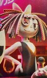 black_dress dont_take_down_please glitch_productions indie indie_animation lidded_eyes official_art pearl_necklace ragatha_(the_amazing_digital_circus) suggestive suggestive_look tadc the_amazing_digital_circus youtube