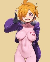 breasts clothing female female_only georugu13 one_piece skin_tight skintight tagme vegapunk_lilith